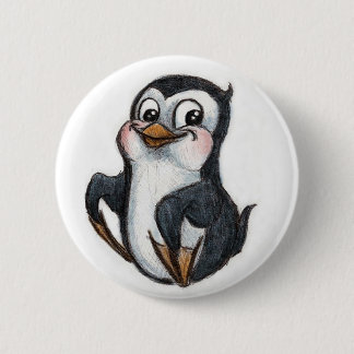 Mr. Penguin! 2 Inch Round Button