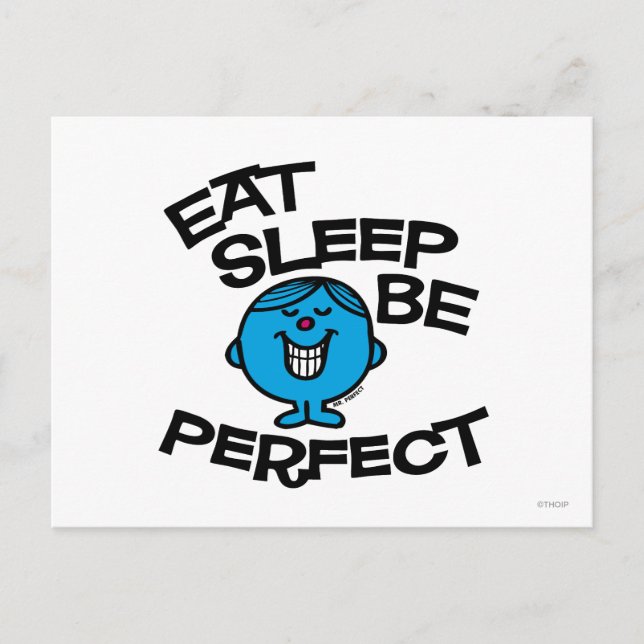 Mr. Perfect's Plan For Life Postcard (Front)