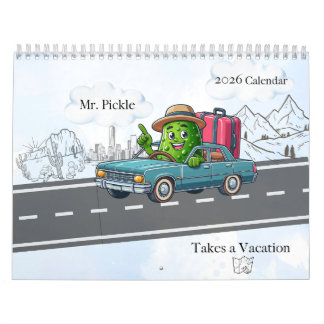 Mr Pickle Takes a Vacation 2026 Calendar