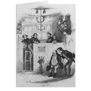 Mr. Pickwick and Sam in the attorney's office