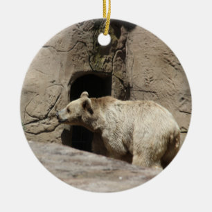 Mr Polar Bear Orniment Ceramic Ornament