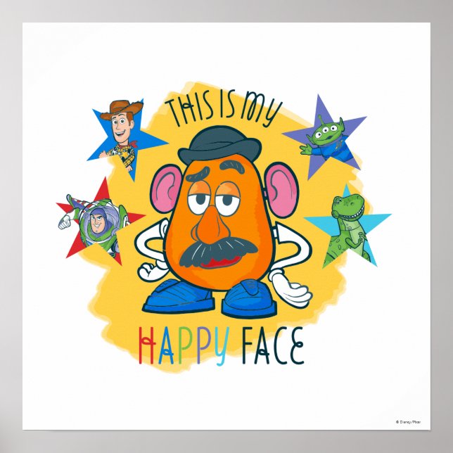 Mr. Potato Head | This is my Happy Face Poster (Front)