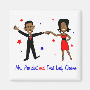 Mr. President and First Lady Obama Magnet