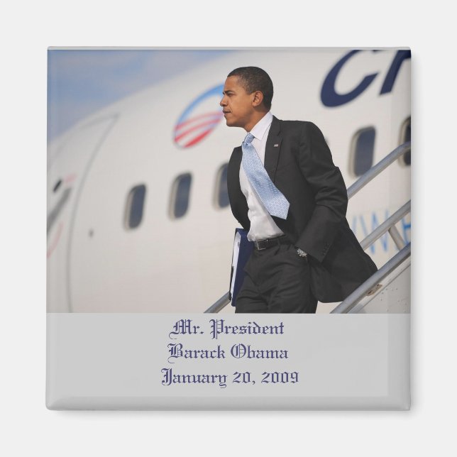 Mr. President Barack Obama January 20, 2009 Magnet (Front)