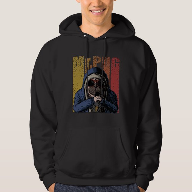 Mr Pug Classic T-Shirt 515 Hoodie (Front)
