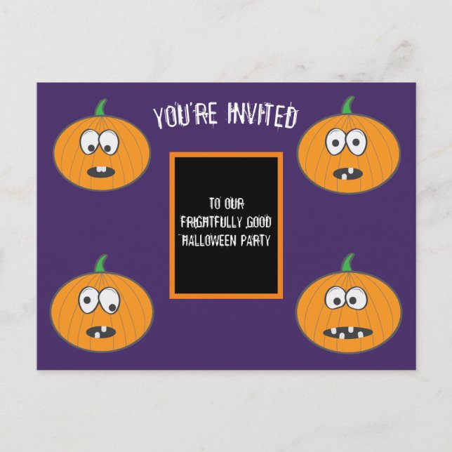 Mr Pun! Halloween Invite Card (Front)
