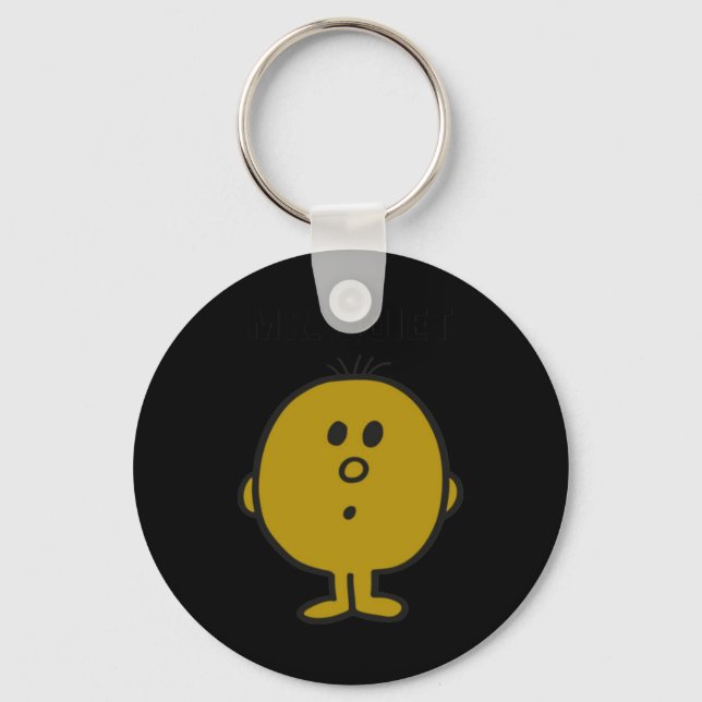 Mr Quiet Keychain (Front)