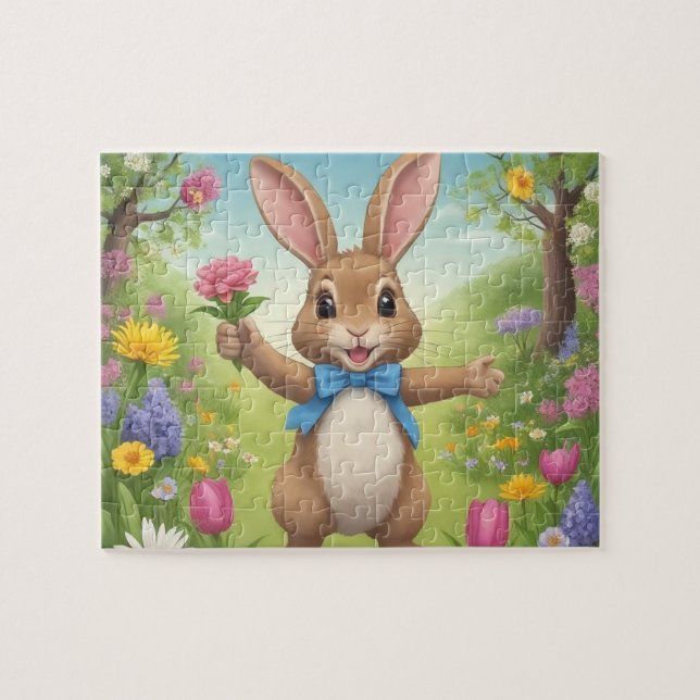 Mr. Rabbit Easter Jigsaw Puzzle (Horizontal)