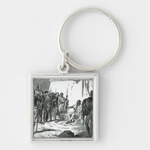 Mr.Rassam's interview with King Theodore Keychain