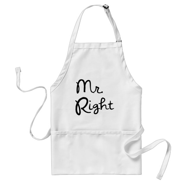 Mr. Right apron (Front)