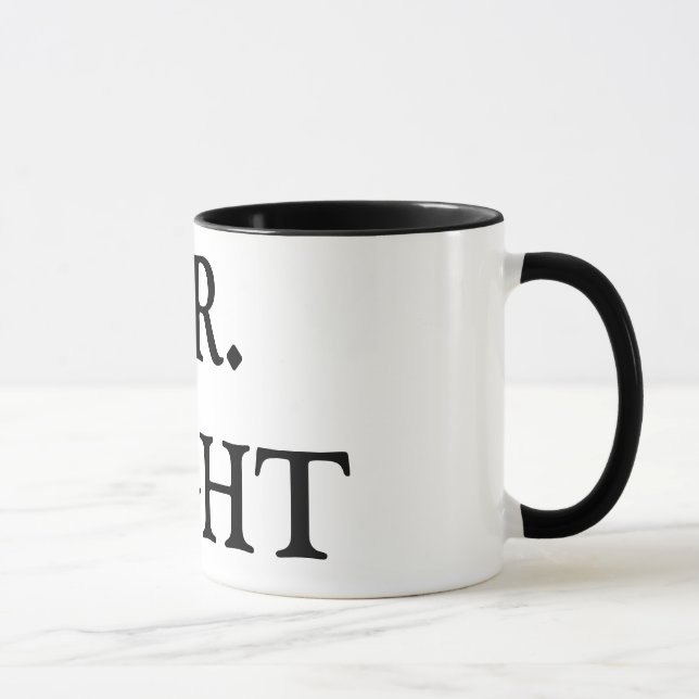 MR. RIGHT Ceramic Mug (Right)