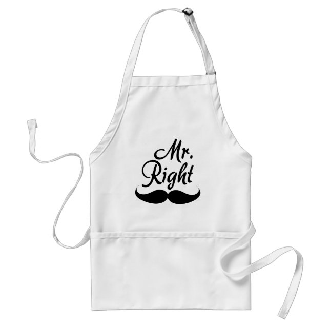 Mr. Right Standard Apron (Front)