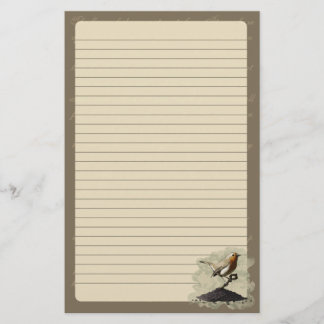 Mr. Robin Finds the Key, stationery