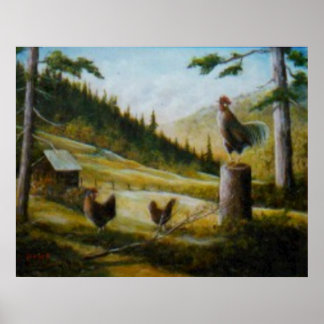 Mr. Rooster Poster