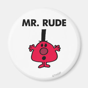 Mr. Rude Red-Faced Anger Magnet
