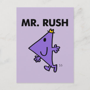 Mr. Rush   Quick Pace Postcard