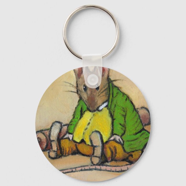 MR. SAMUEL WHISKERS, AFTER BEATRIX POTTER KEYCHAIN (Front)