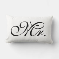 Mr Scroll Text In Black And White