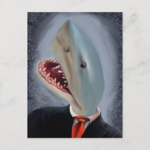 Mr. Shark Head Postcard