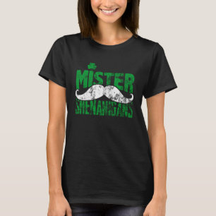 Mr Shenanigans Drinking Drunk St Patricks Drinkin T-Shirt