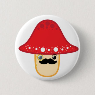 Mr. shroom 2 inch round button