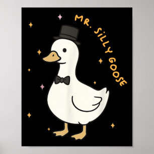 Mr Silly Goose Groom To Be Wedding Bride Groom Mat Poster