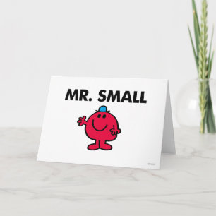 Mr. Small Waving Hello Card