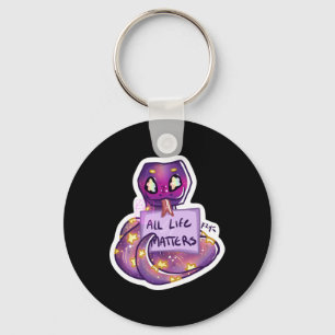 Mr Snek Says All Life S Sticker Keychain
