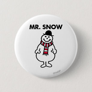 Mr. Snow   Classic Pose 2 Inch Round Button