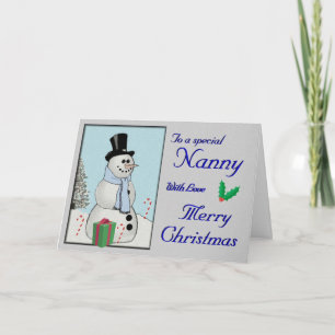 Mr. Snowman Holiday Card