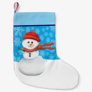 Mr Snowman Small Christmas Stocking