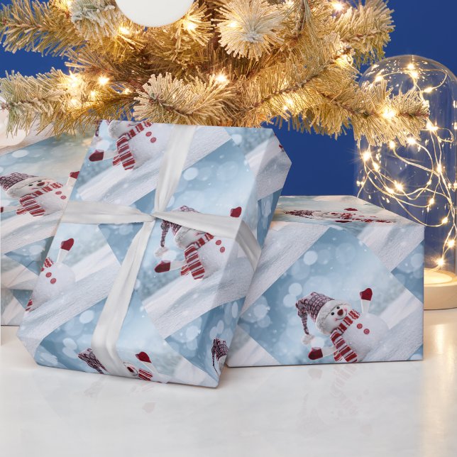 Mr. Snowman Wrapping Paper (Holidays)