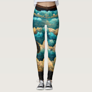 Mr. Sony's Magical Cigar Box Guitar I Leggings