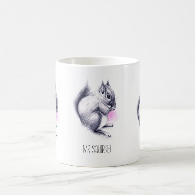 Mr Squirrel | custom name Coffee Mug (Center)