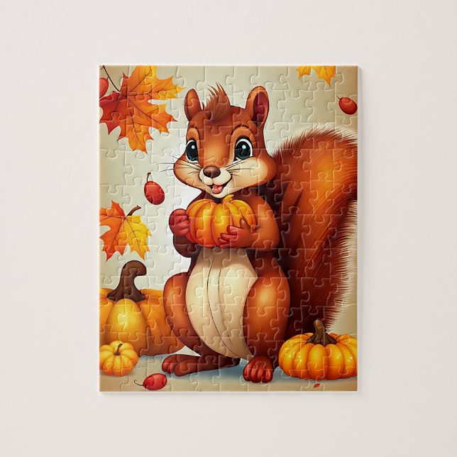 Mr. Squirrel Jigsaw Puzzle (Vertical)