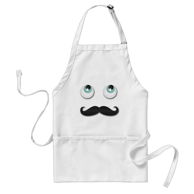Mr. stache standard apron (Front)