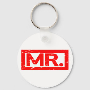 Mr. Stamp Keychain