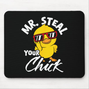 Mr. Steal Your Chick Easter Humour  Mouse Pad