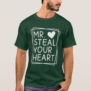 Mr Steal Your Heart Boys Toddlers Valentine's Day T-Shirt