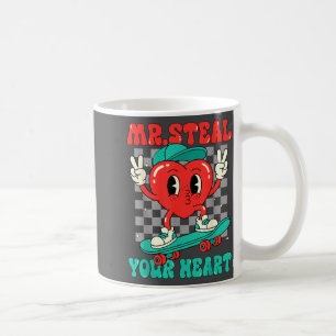 Mr Steal Your Heart For Boys Toddlers Valentine's Coffee Mug