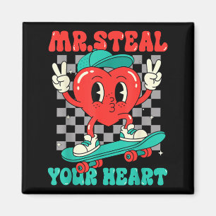 Mr Steal Your Heart For Boys Toddlers Valentine's  Magnet