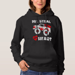 Mr Steal Your Heart Monster Truck Kids Boys Toddle Hoodie