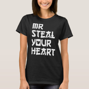 Mr Steal Your Heart V Day 2022 Boys Kids Toddlers  T-Shirt