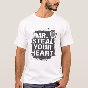 Mr. Steal Your Heart Valentine's Day For Boys Boyf T-Shirt