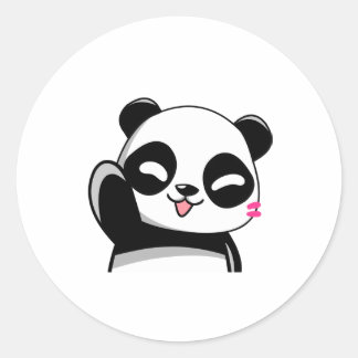 mr sticker... classic round sticker