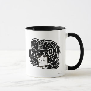 Mr. Strong   Black & White Mug