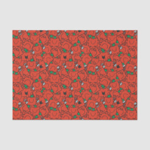 Mr Strong   Lifting Weights Red & Green Pattern Tissue Paper