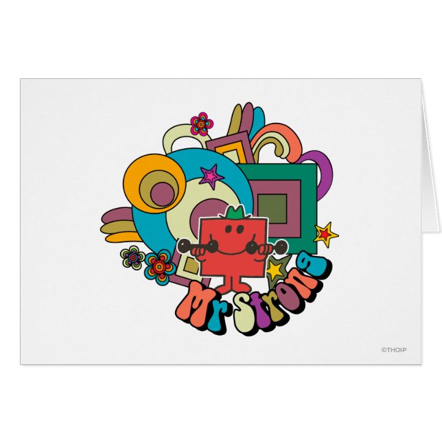 Mr. Strong | Psychedelic Swirls, Stars, & Flowers (Front Horizontal)