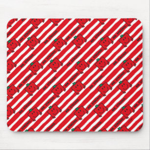 Mr Strong   Red Stripes Pattern Mouse Pad