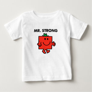 Mr. Strong Waving Hello Baby T-Shirt